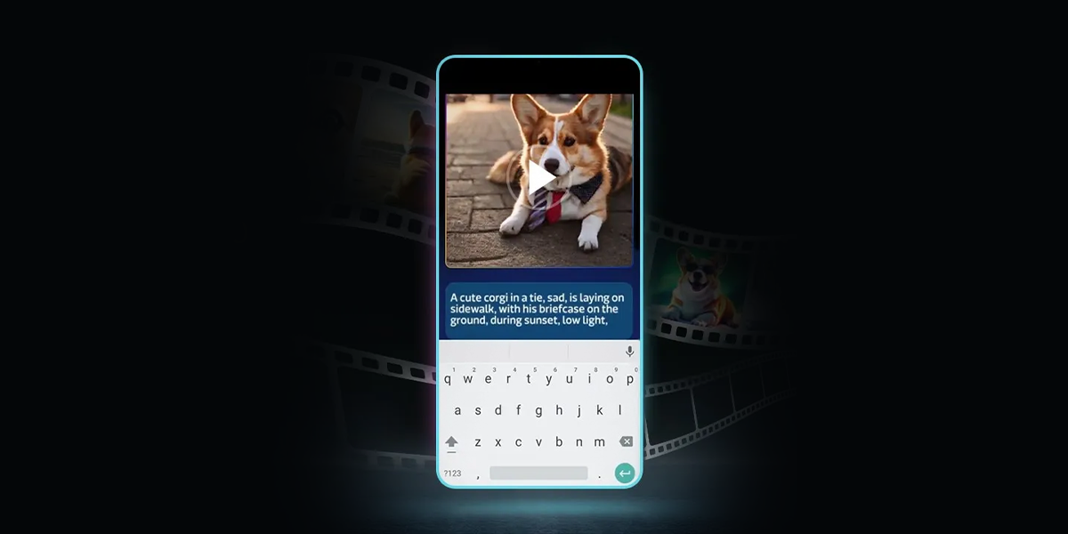 World's 1st high-quality video generator for smartphones